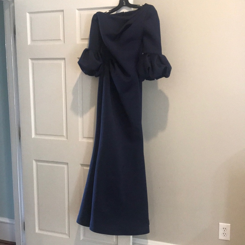 Jovani Navy Blue Gown Size 8